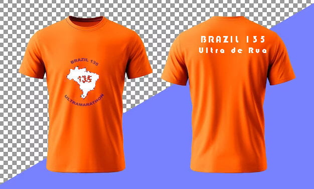 Camiseta de Rua Laranja